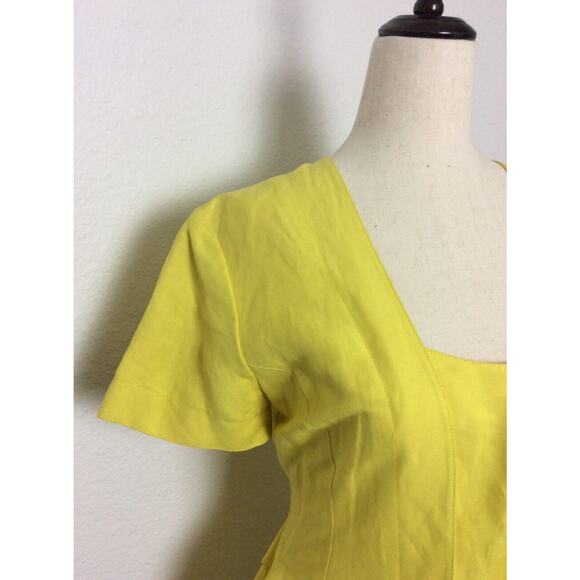 Byblos Options Vintage Dress Sheath Peplum - Picture 3 of 11